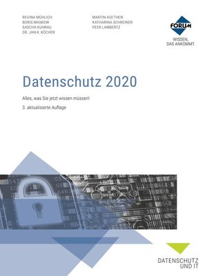 cover image of Datenschutz 2020